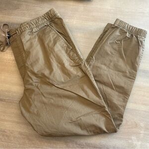 Gap Drawstring Waist Jogger Pants in Tan, Large